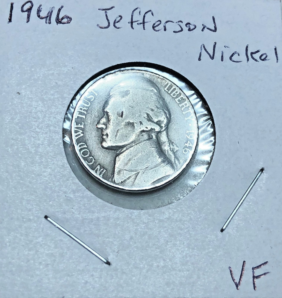 1946 Jefferson Nickel, VF