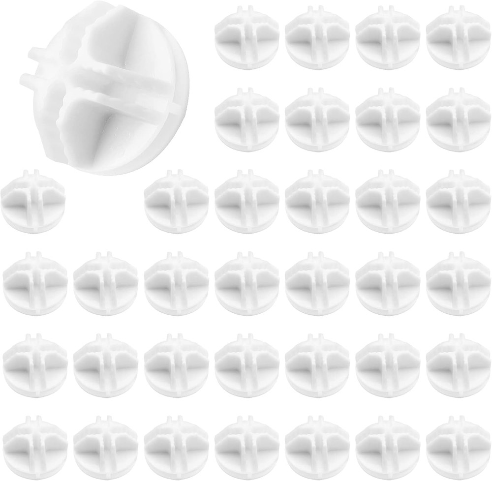 36 Pcs Wire Cube Plastic Connectors for Cube Storage, White Modular Closet Organ