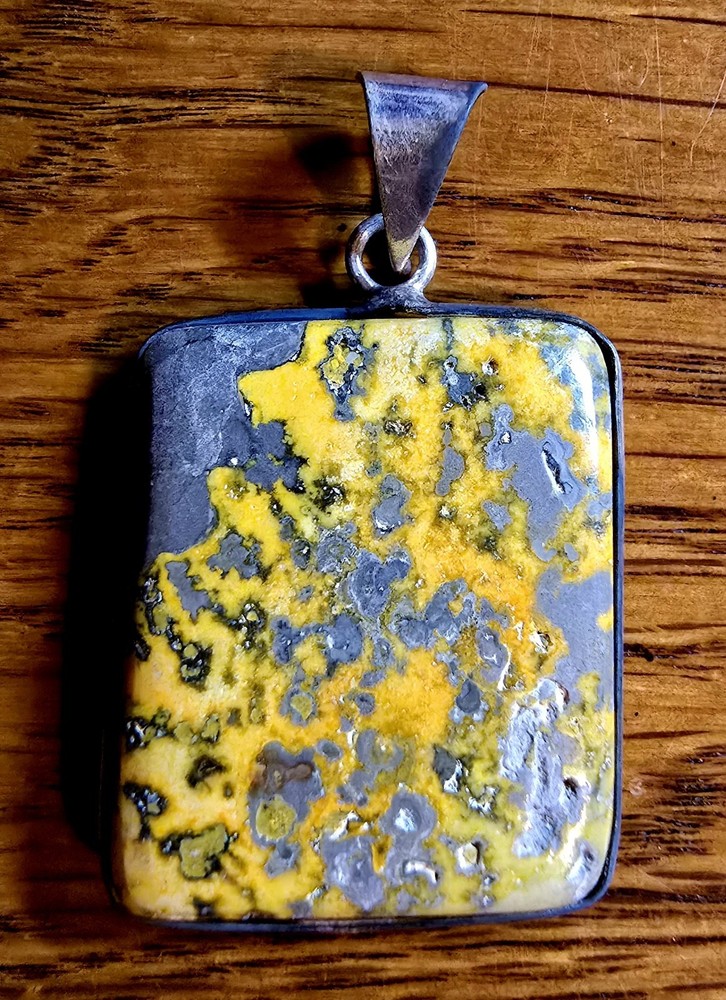 Bumble Bee Jasper Pendant