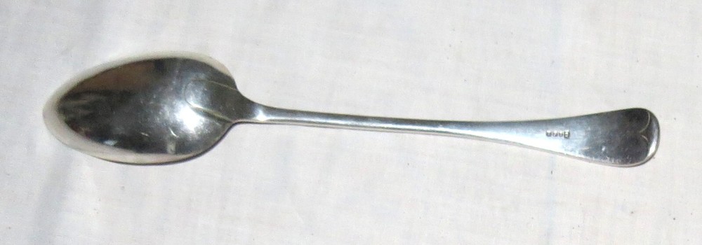 EPS A1 11.1/2 inch Silver Plated Serving Spoon - Monogram "M"