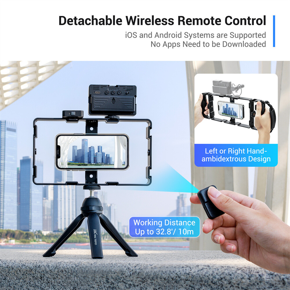 for iPhone 13 Magnetic Rig Stabilizer Vlogging Kit Video Camera + Remote Control