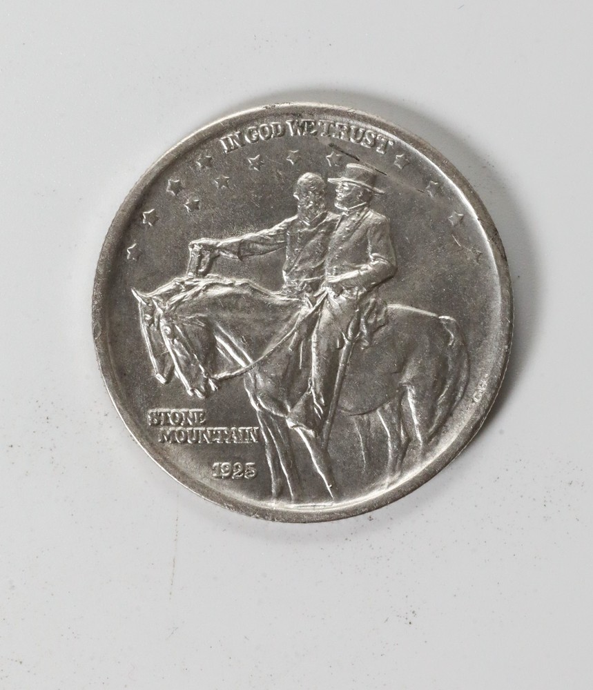 1925  U.S. Stone Mountain SILVER Half Dollar Coin
