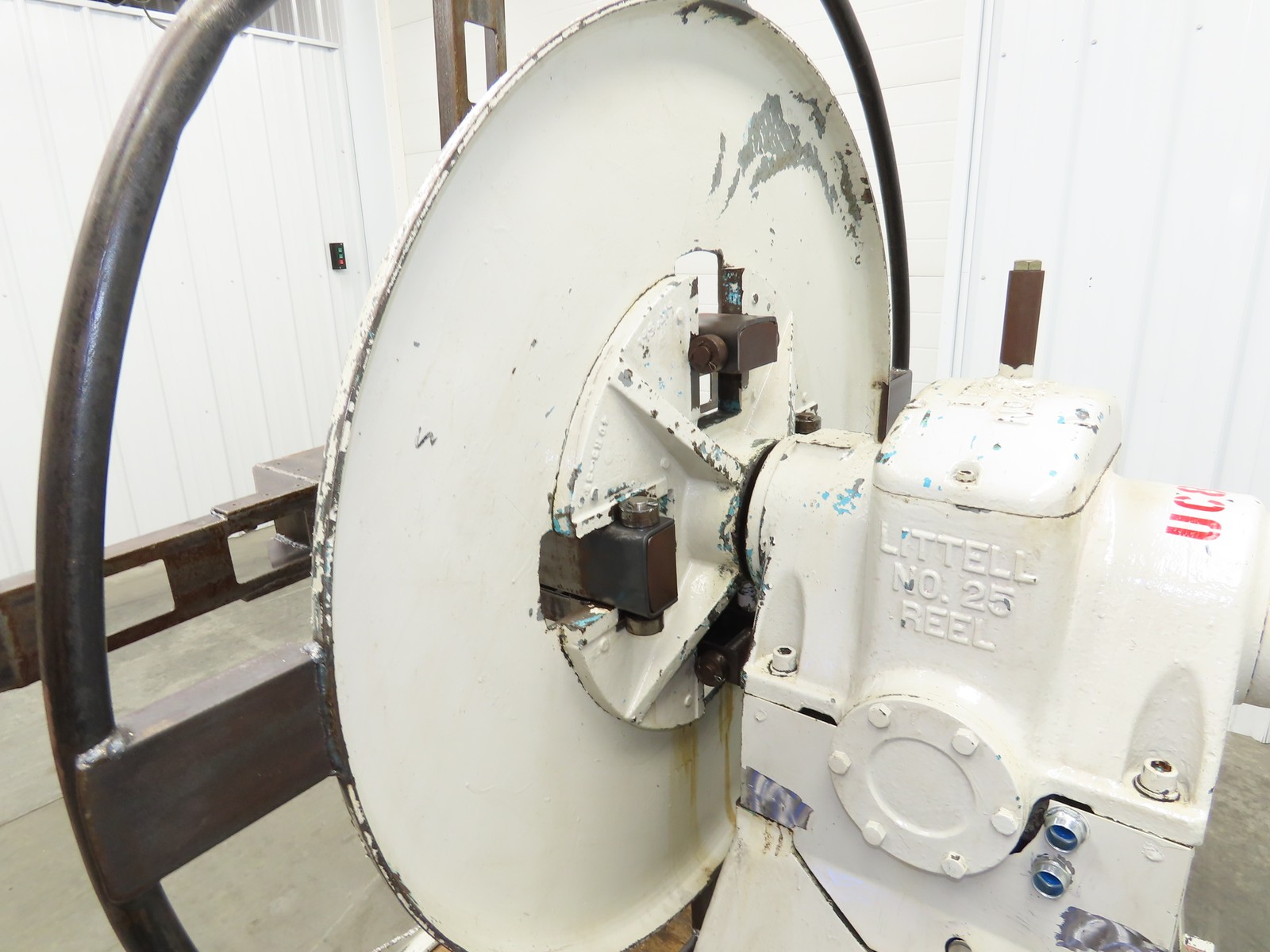 FJ Littell Machine Coil Stock Uncoiler 4000lbs Power Feed Decoiler 230/460V