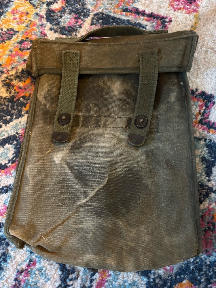 WWII Military Vehicle Op Document Pouch Canvas Bag