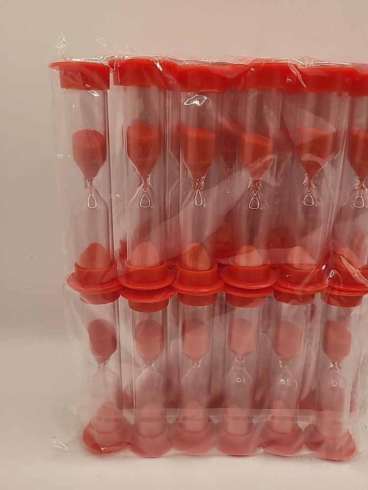 Red Sand Timer 1 Minute 36 Pieces