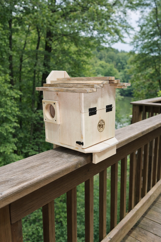 Extra Large Handmade Cedar/White Pine Squirrel House – Outdoor Nesting Box