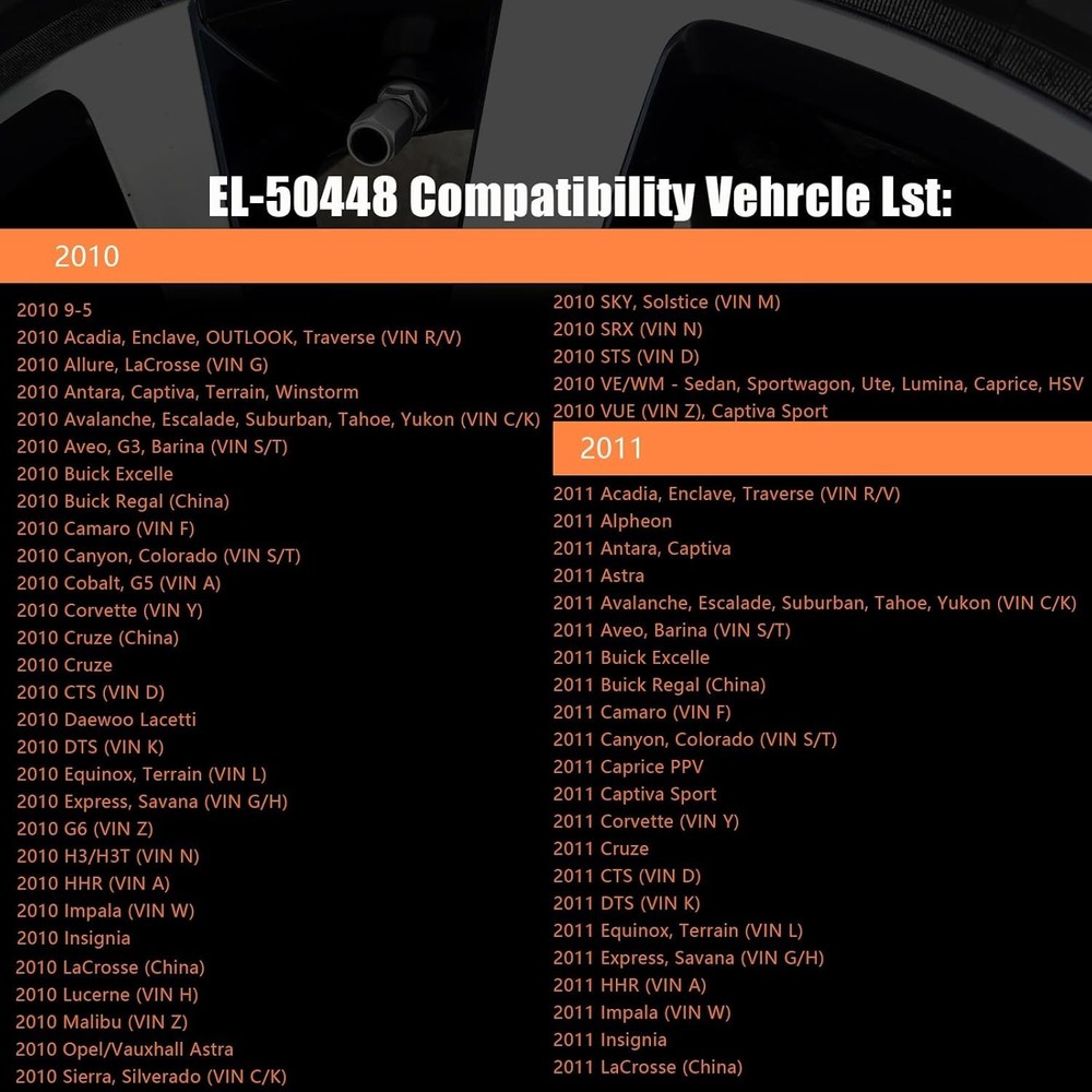 Universal GM TPMS Relearn Tool for Tire Sensor Activation & Reset