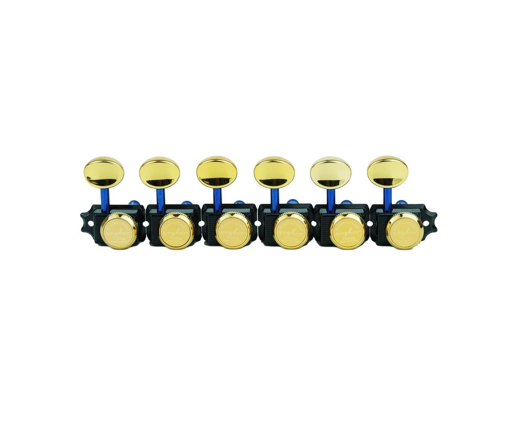 Guyker 6 Inline Vintage Guitar Lock String Tuners – Locking Tuning Key Peg