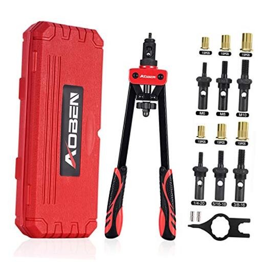 14" Rivet Nut Tool, Professional Hand Rivet Nut Setter 14" Rivet Nut Tool Kit