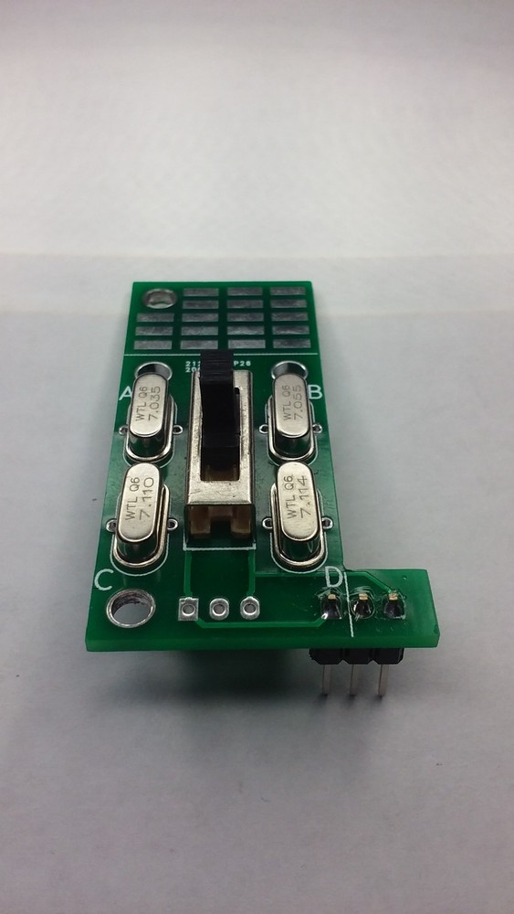 Pixie Switch 2 Kit with 4 80M HC49/s crystals