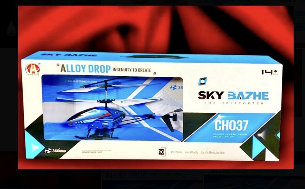 Sky BAZHE 360° Eversion Rechargeable Helicopter Enhanced CHO37 Full 3D Flight