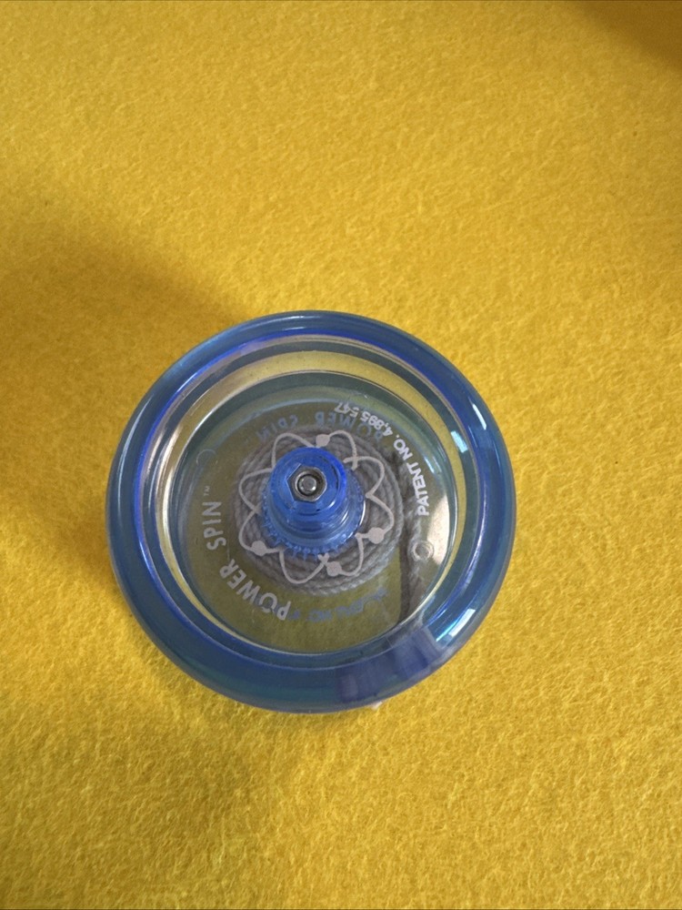 VTG Used Yomega Yo-Yo Translucent Light Blue Power Spin
