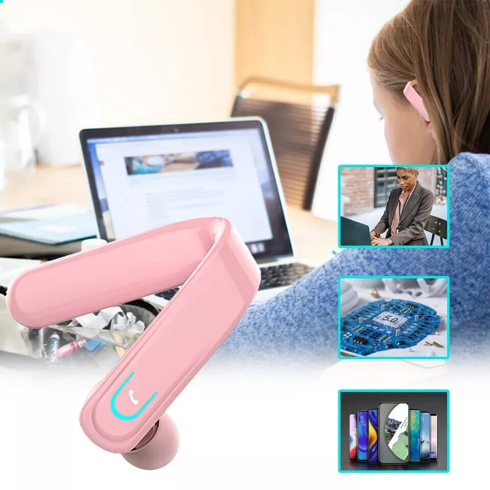 Bluetooth 5.0 Ear Hook Headset Wireless Earphones Earbuds Stereo Headphones