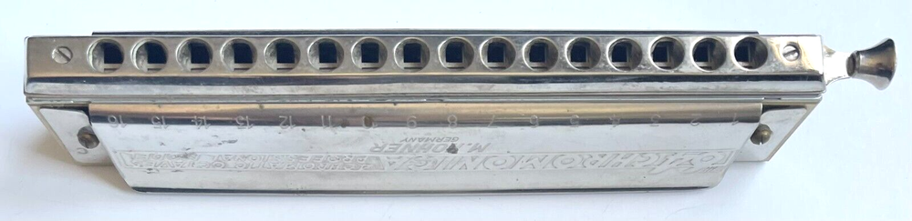HOHNER HARMONICA 64 CHROMONICA PROFFESSIONAL A4 OCTAVES GERMANY C +ORIGINAL CASE
