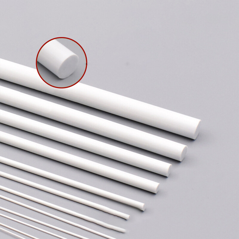 ABS Round Bar Styrene Section Strip for Architecture Model Making 1mm - 15mm