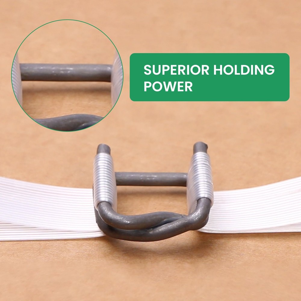 100PCS Packaging Strapping Phosphate Buckles for for 3/4" Width By U.S. Solid