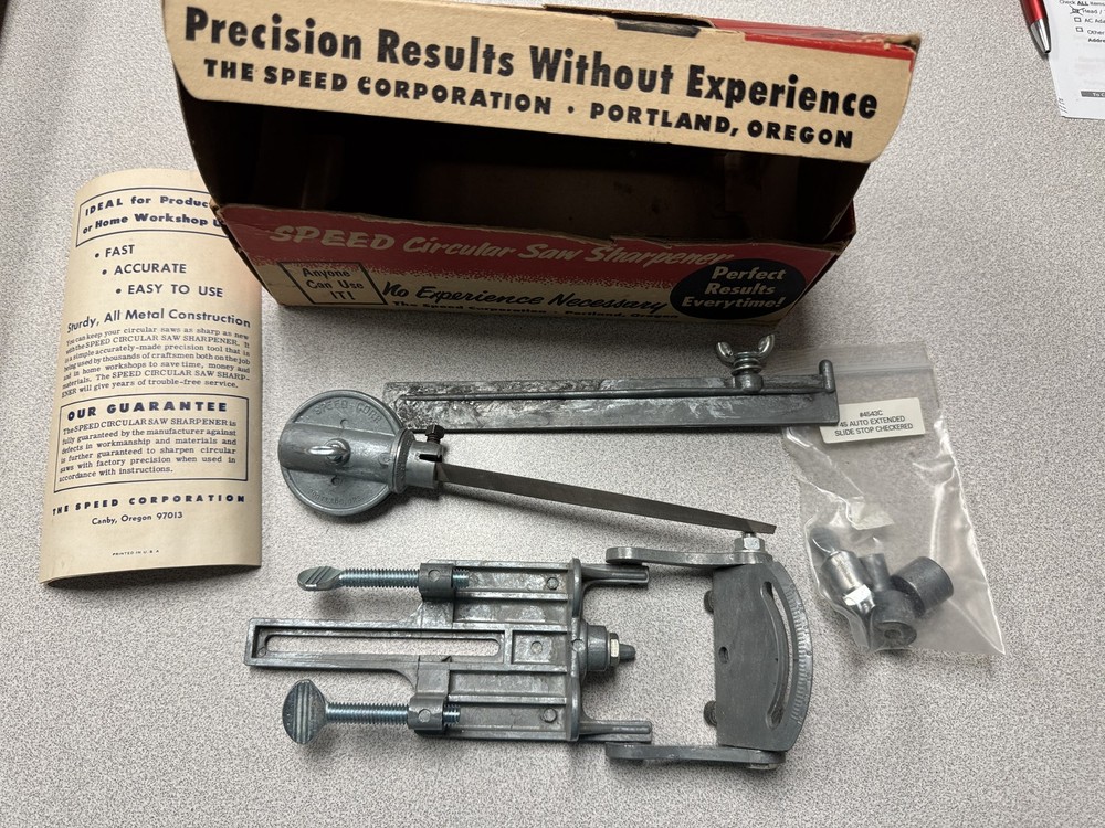 Speed Circular Saw Sharpener