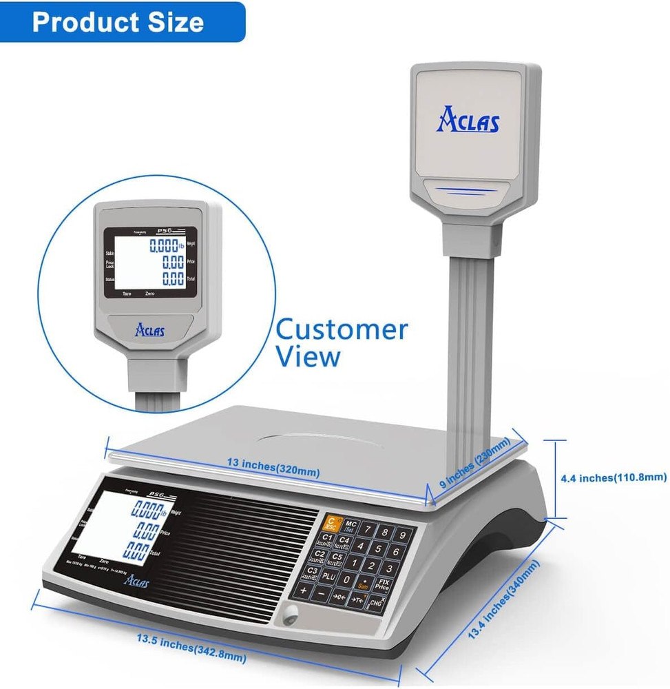 Digital Commercial Price Computing Scale NTEP Certified Class III , Weighing Sc