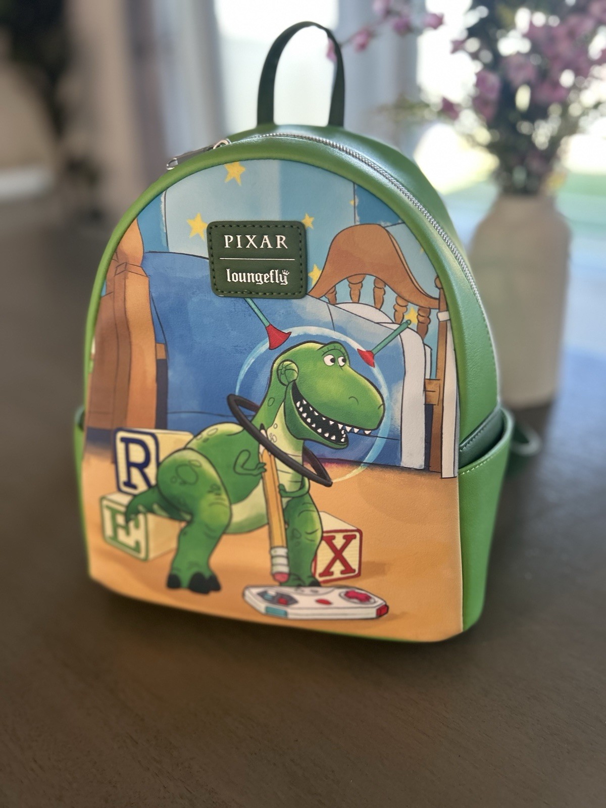 Loungefly Pixar Disney Rex Toy story Backpack..excellent Condition