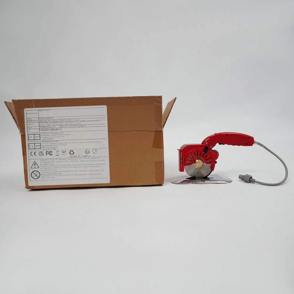 Electric Fabric Cutting Machine Speed Adjustable Cloth Cutter Tool Multifunction