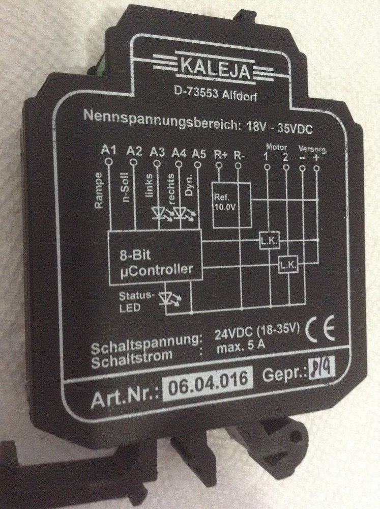 Kaleja D-73553 Speed control relay 06.04.016