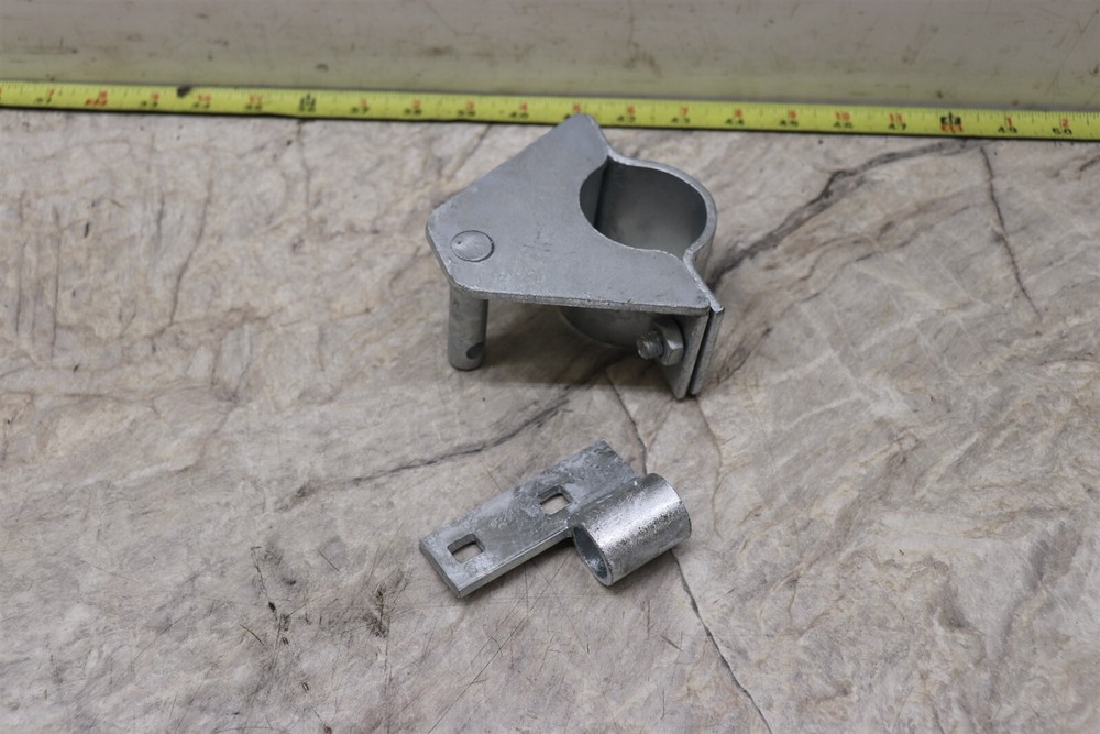 Rolling/Sliding Gate Latch: For 1-5/8" & 1-7/8" (2") Chain Link Gate Pipe Sizes