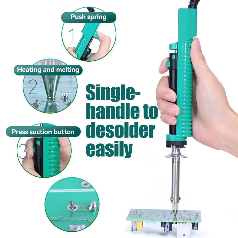 YIHUA 30W 929D-V Electric Vacuum Desoldering Iron Suction Pump Soldering Gun