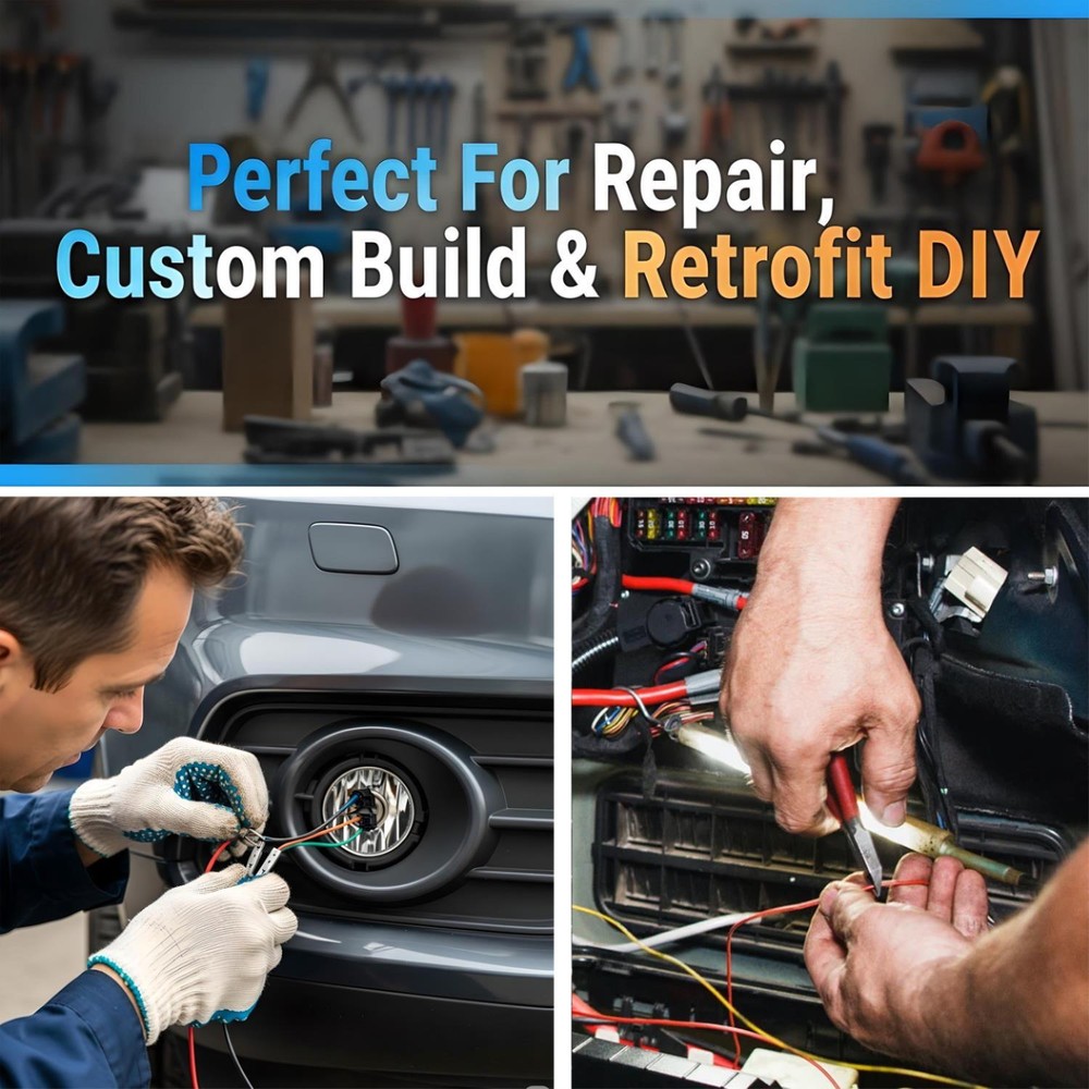 (1) Oval Shape 12V Push Button Dual Switch with Red LED Indicator Lights