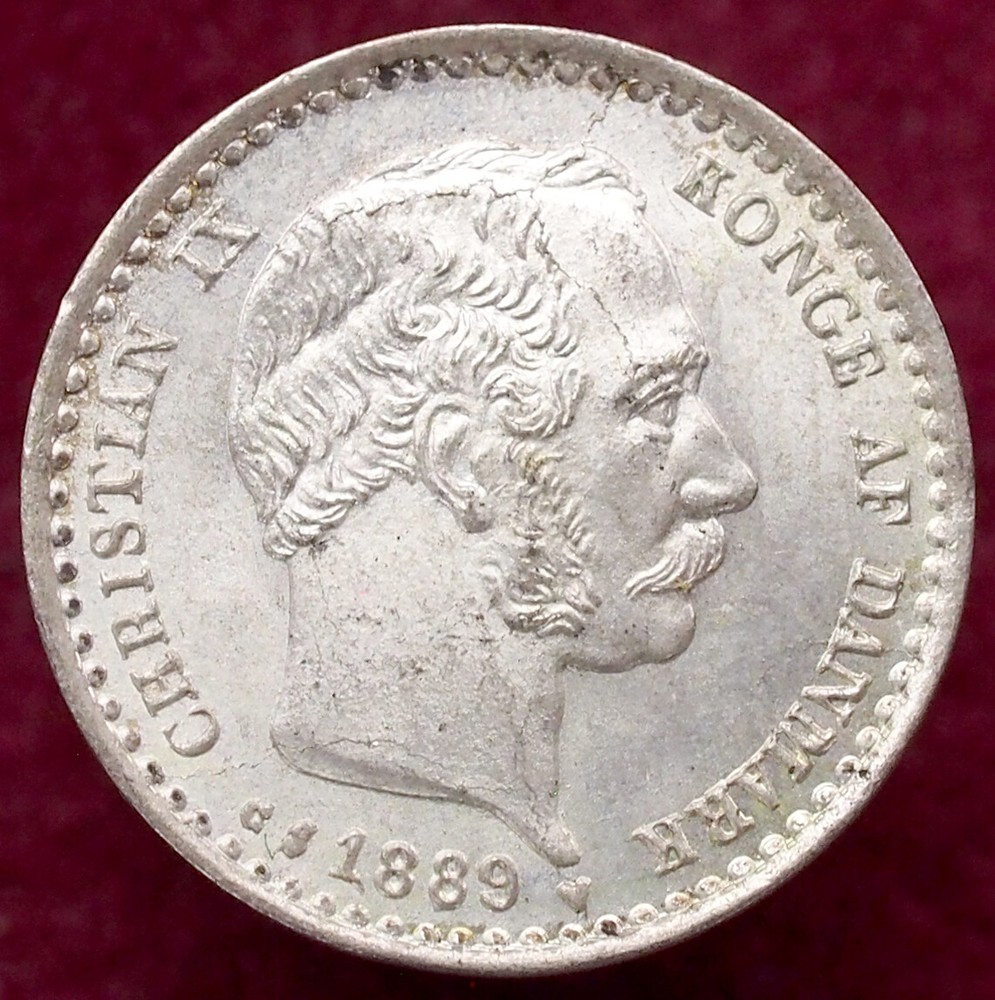 Denmark 10 Ore 1889 (J0107)