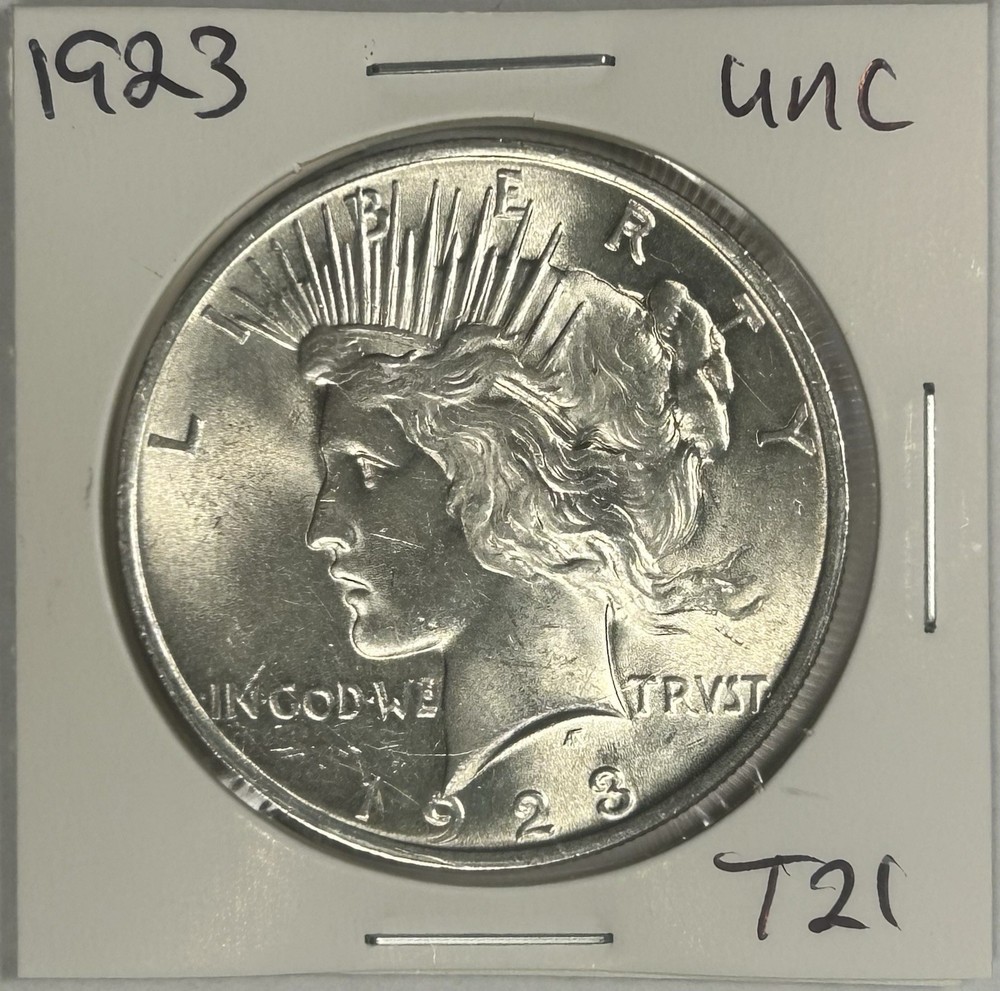 1923 Peace Silver Dollar Coin