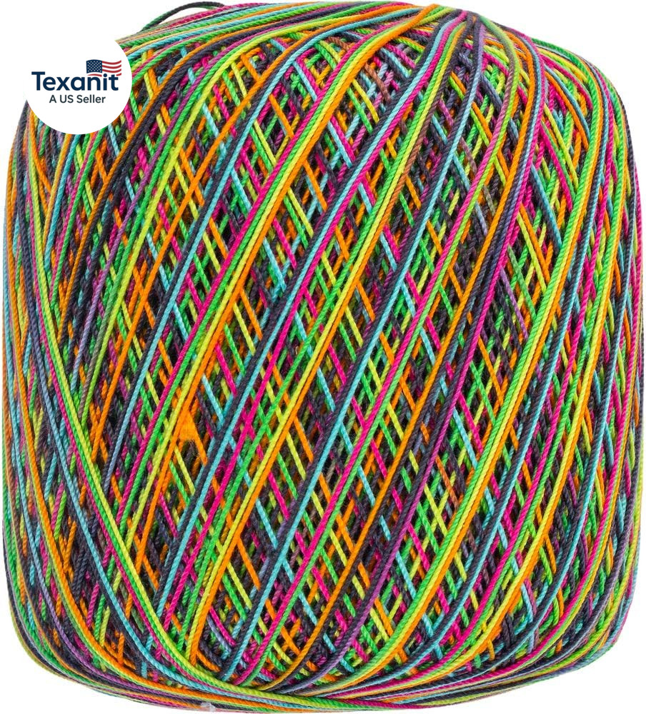 Aunt Lydia Classic Crochet Thread, Blacklight