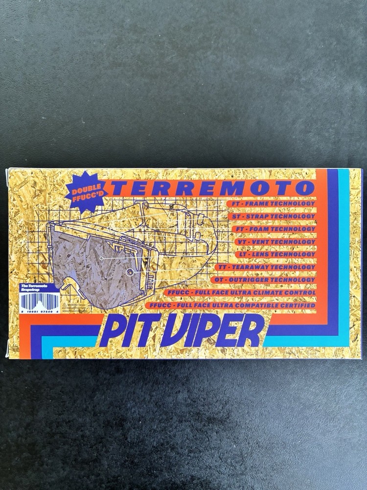 Pit Viper The Terremoto Brapstrap Goggles