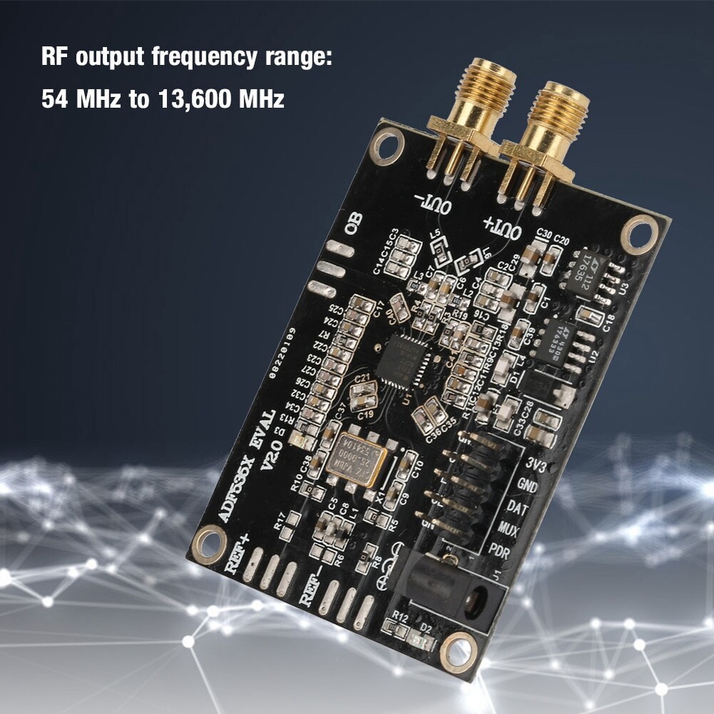 ADF5355 Phase Locked Loop RF Output 54M-13.6G Development Board PLL Tool.