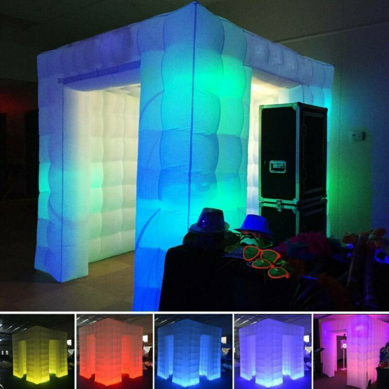 Inflatable Photo Booth -Large 8.2 x 8.2ft - Portable Booth with 2 Doors