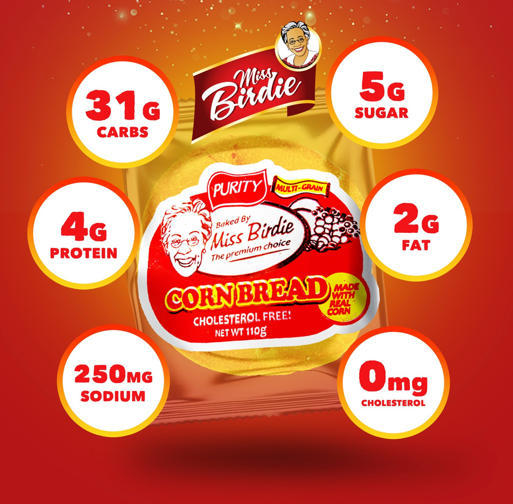 Purity Brand Corn Bread / 8 Units
