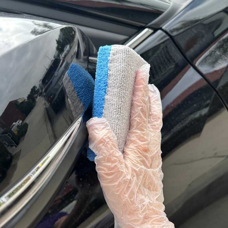 12-Pack Microfiber Ceramic Applicator Pads with Protective Repellent Lining