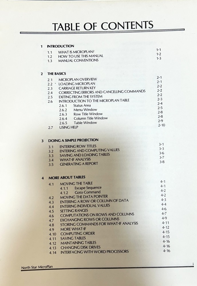 Northstar MicroPlan Manual & Software