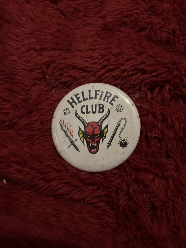 Strange Things Hellfire Club Button