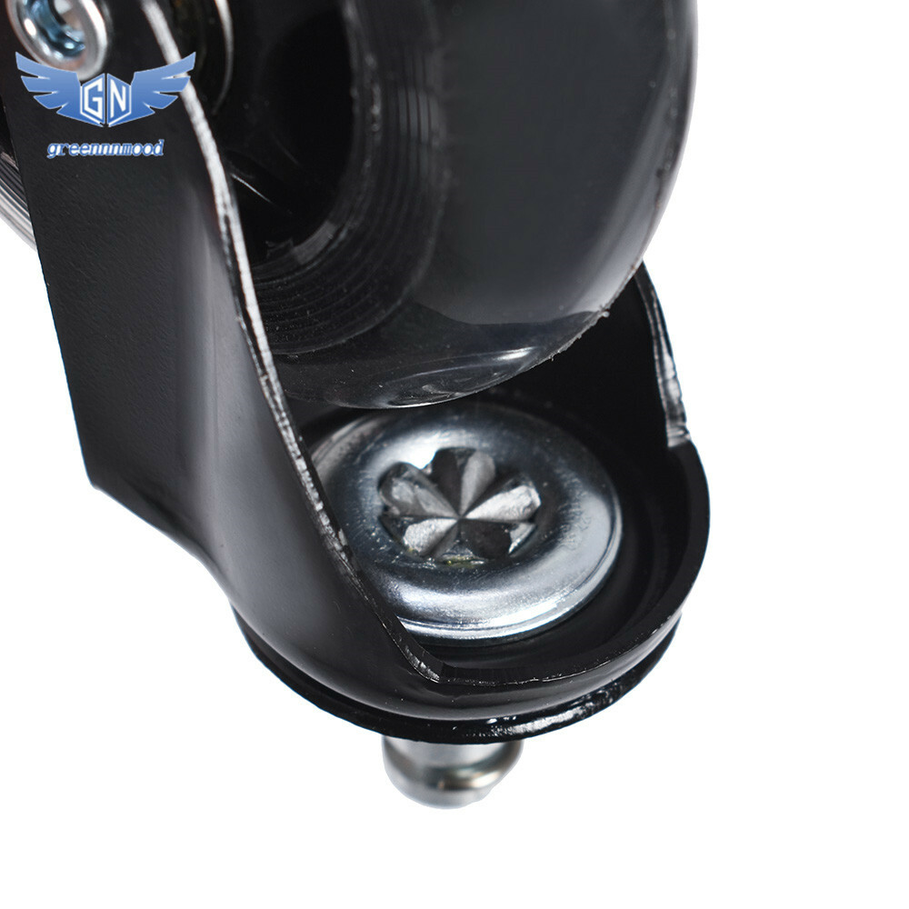 5PC 3 inch Heavy Duty Office Chair Caster Rubber Swivel Wheels Replacement Set