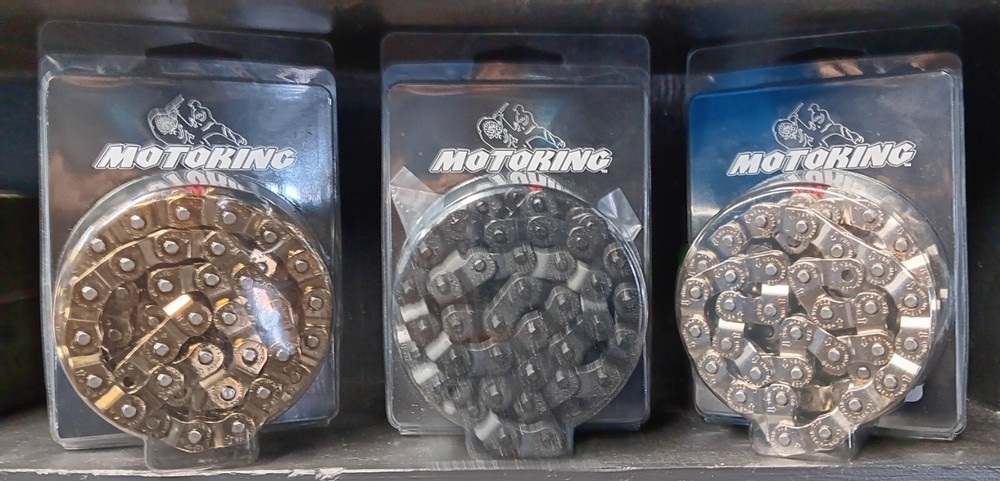 MOTOKING BMX  HALFLINK 102L CHAIN 1/2x1/8 SOLID PINS GOLD