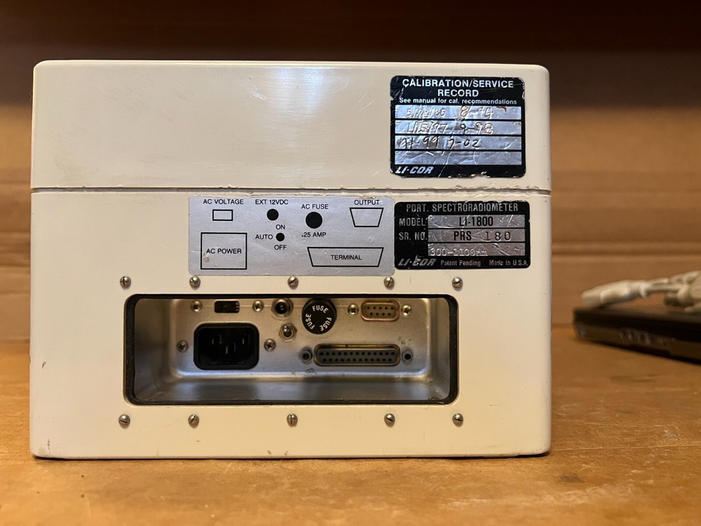Li-Cor LI-1800 Portable Spectroradiometer w/ Software on Notebook --Complete--