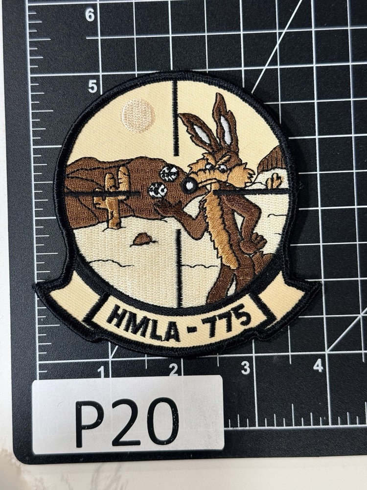 Original USMC Marine Light Attack Helicopter Squadron 775 (HMLA-775) Patch