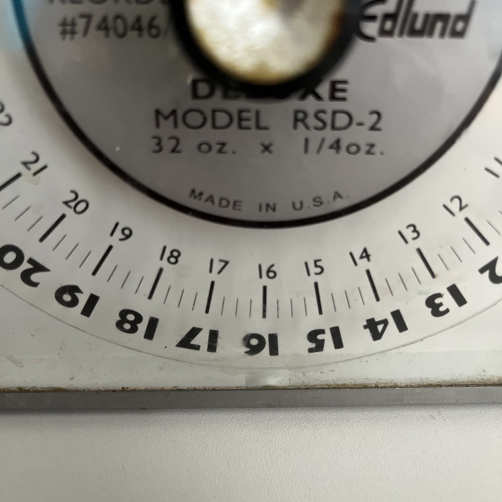 Vintage Edlund Deluxe 32 oz Portion Control Scale Model RSD-2