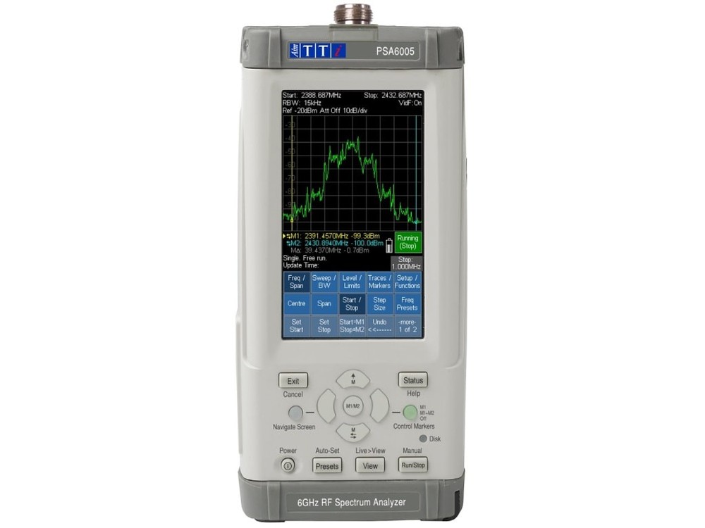 TTi PSA6005 - 6.0GHz Handheld RF Spectrum Analyzer