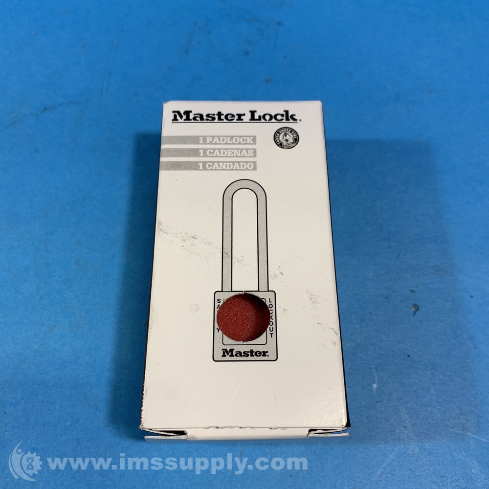 Master Lock 410RED Red Safety Padlock FNFP