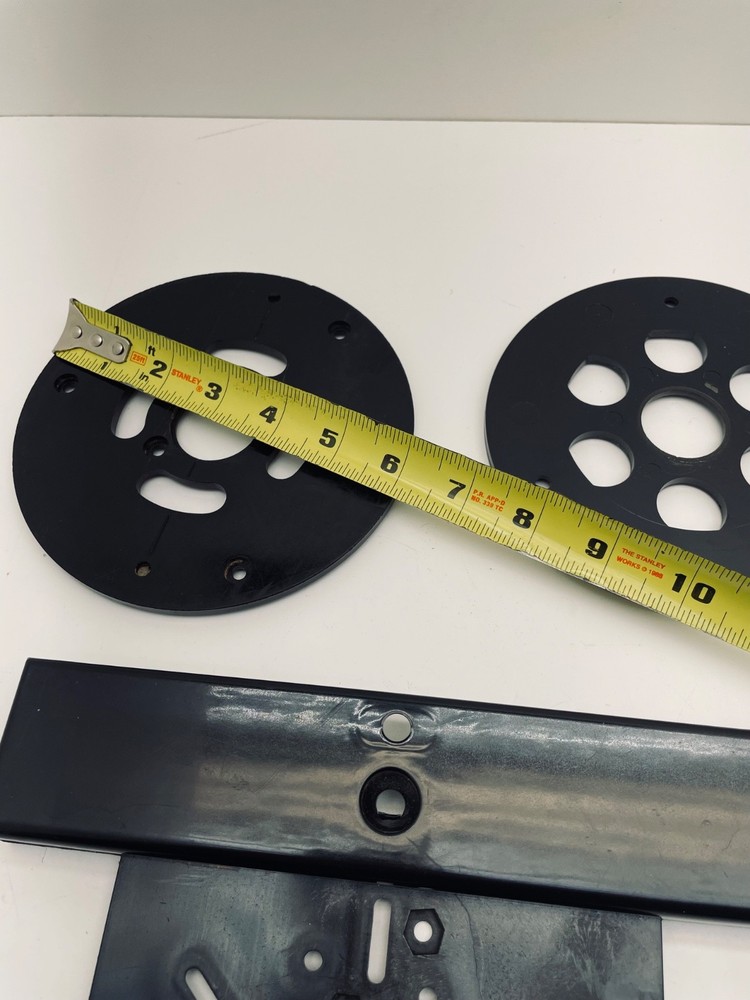 Router Plate set of 3 - 6" diameter
