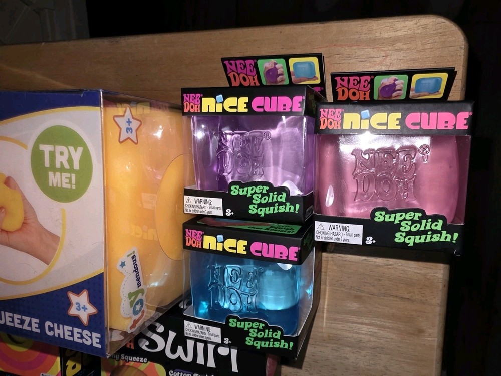 Huge Sensory Bundle - Nice Ice Baby, Squishy Dumplin, Squeeze Cheese Needoh