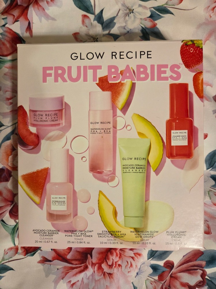 New GLOW RECIPE Fruit Babies Sample Kit Box