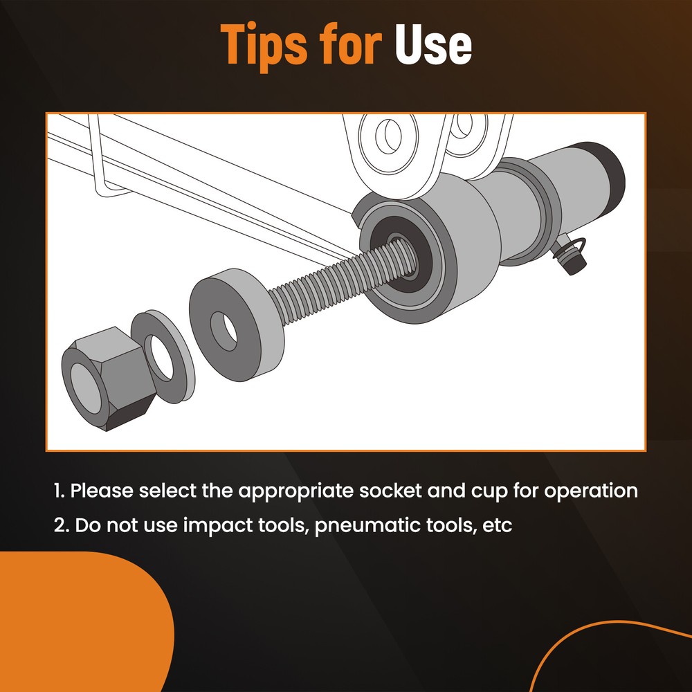 Bushing Press Kit Rear Axle Arm Suspension Bushing Removal Install Tools Remove