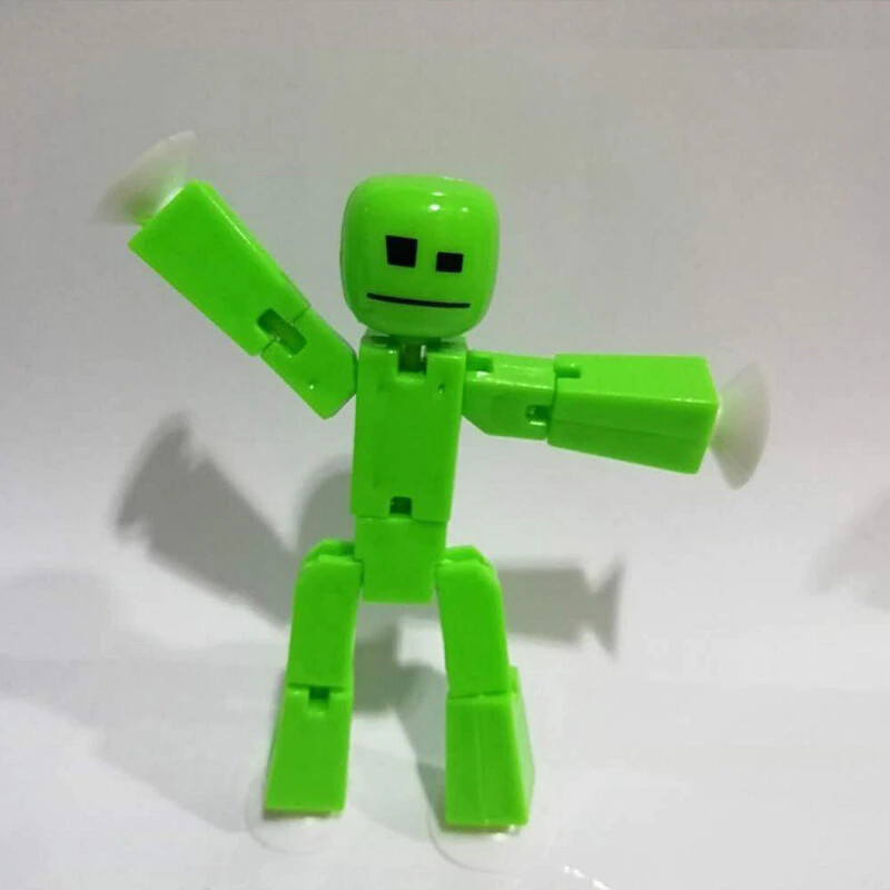 2 pcs Stikbot Animation Toy Doll with Suction Cup.